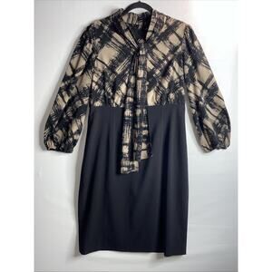 Anne Klein blouson top style Neck Tie Size 12